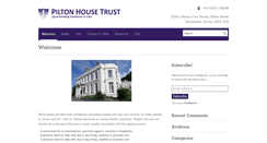 Desktop Screenshot of piltonhouse.co.uk