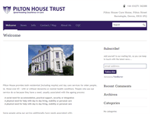 Tablet Screenshot of piltonhouse.co.uk